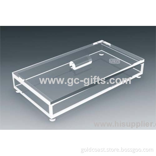 Transparent Acrylic Organizer Display Rack For Cosmetic